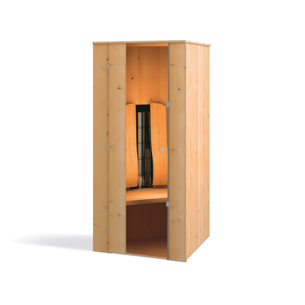 Physiotherm infrared cabin in wood look offer