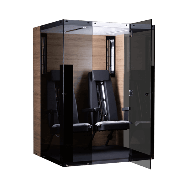 Physiotherm infrared cabin black
