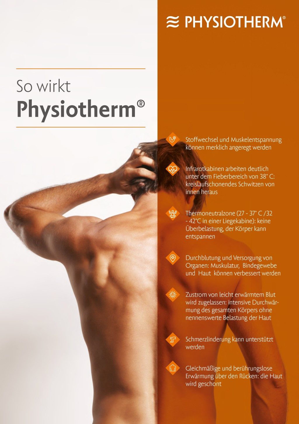 Physiotherm Wirkungsweise Physiotherm Infrarotkabinen - Made in Germany